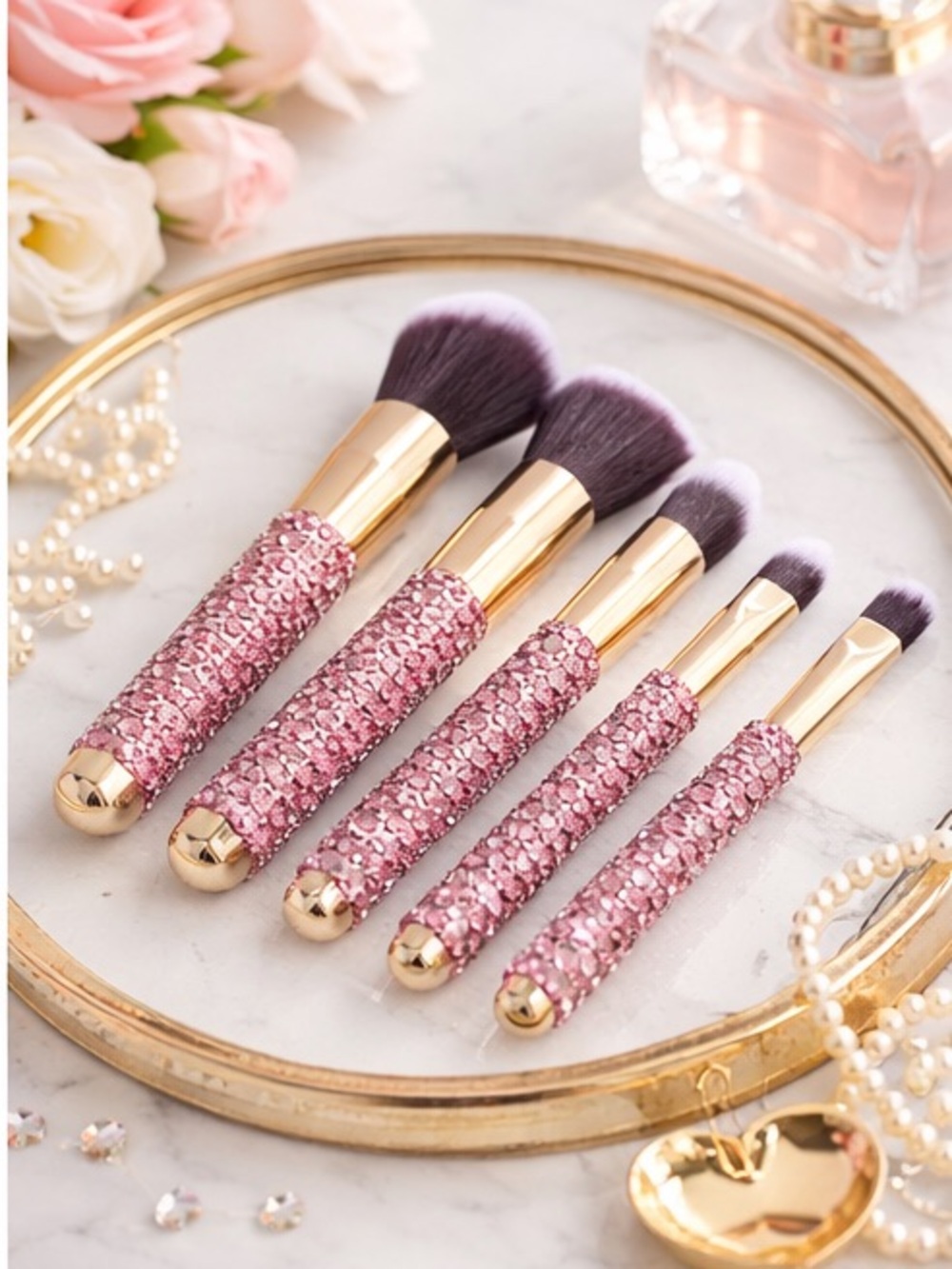Nicole Miller NY Glam Brush Collection NWT